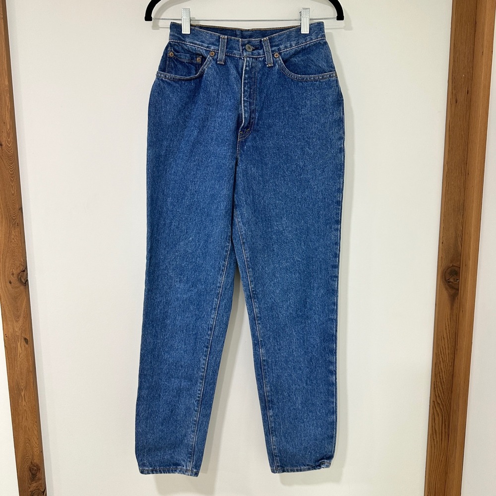 Levi's 505 Straight Leg Jeans Women Size 10 (24) Blue Made in USA‎ | Vintage 90s
